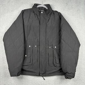 John Elliott Quilted Field Utility Jacket Men’s 4 XL Black Techwear Pockets